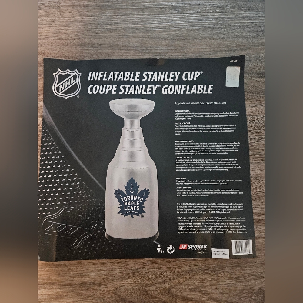 Toronto Maple Leafs Inflatable Stanley Cup